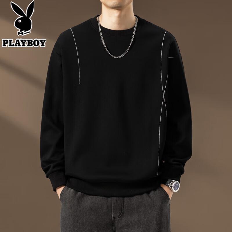 Playboy Men's Casual Crewneck Sweatshirt