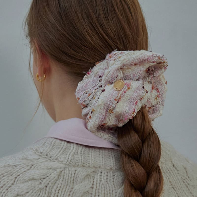 

вечер приносит ТВИДОВАЯ РЕЗИНКА-СКРАНЧИ (Ткань сделано в Японии) OS