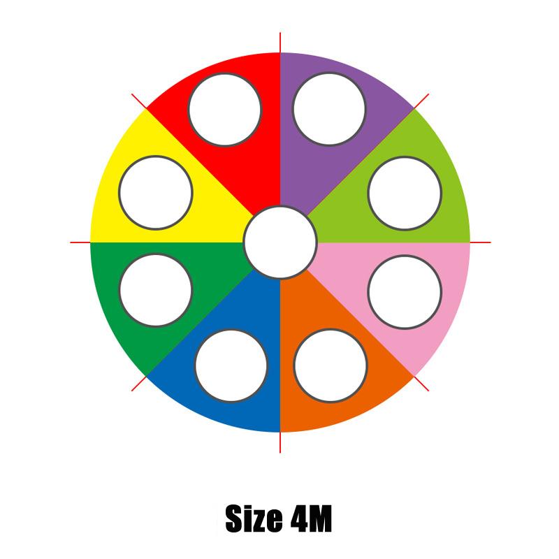 Children Games Rainbow Parachute Toy Whack A Mole Kids Play Fun Outdoor Playground Team Building Exercise Activities