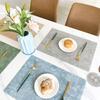 Nordic Light Luxury Double-Sided Leather PU Placemat - Heat-Resistant, Non-Slip Dining Table Mat