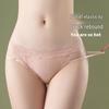 Japanese Style Low-Waist Cotton Lace Trim Women's Panties - Sweet and Cute Korean Design
