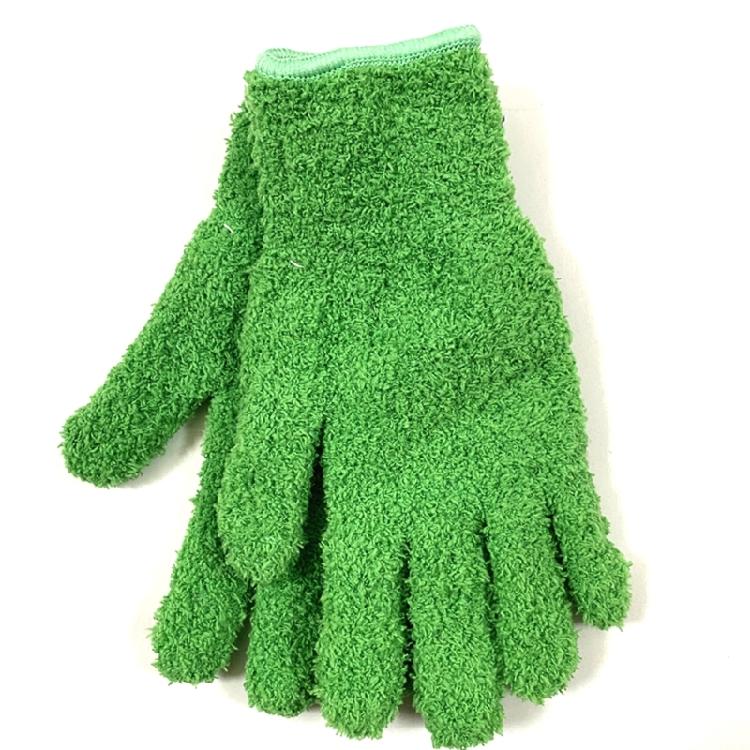 Multipurpose Dust Collection Gloves Soft Absorbent Corals Fleece For Home Cleaning Tasks Gentle On Furniture Surfaces