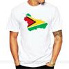 Guyana New TShirt Country Flag Top City Map Male Brand Teeshirt Men Summer Cotton T Shirt