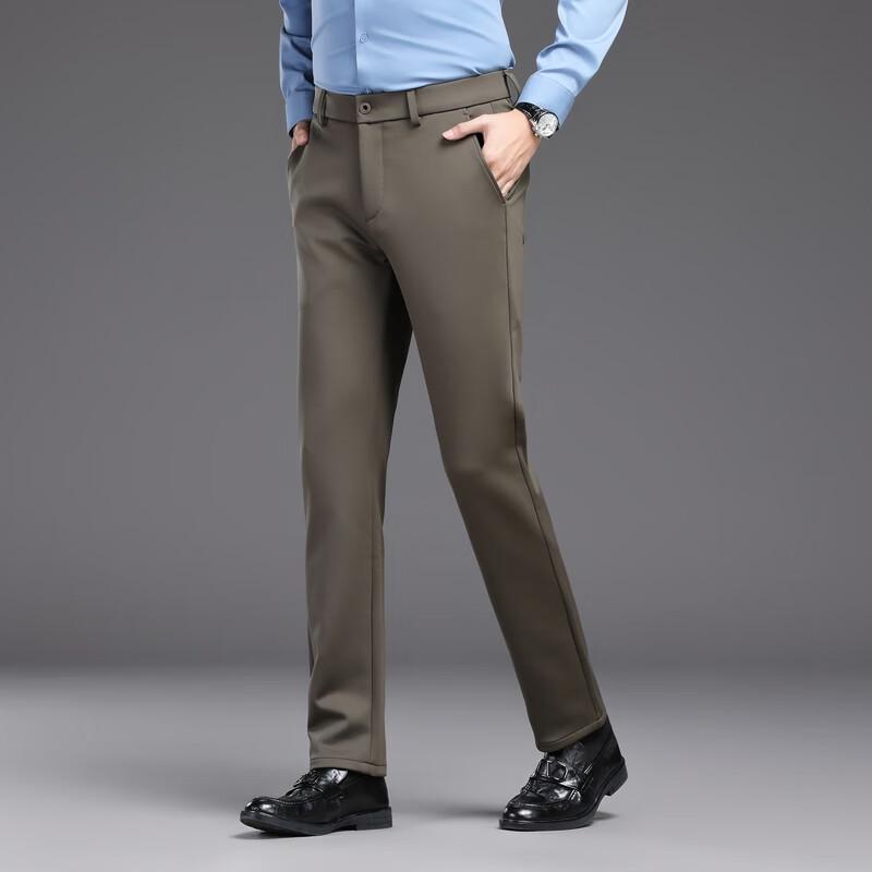 Yiliteng Men's Wrinkle-Resistant Casual Pants