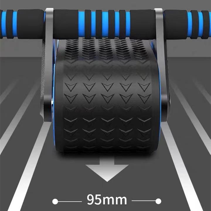 Auto Rebound Ab Wheel Roller: Home Fitness Equipment for Abdominal Toning
