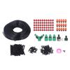 Drip Irrigation Kit 50m Tubing Adjustable Dripper Precise Watering Automatic Irrigation Set for Garden Farm Greenhouse
