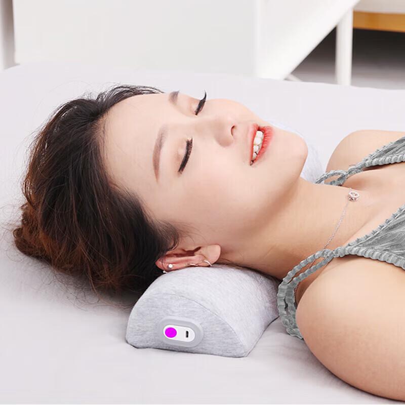 HEZHENG Portable Wireless Vibrating Neck Massage Pillow