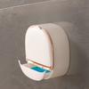 Soap Box - Wall-mounted Soap Box with No Holes for Drilling - Wall-mounted Household Drip-catching Storage for Soap In The Bathroom or Toilet.