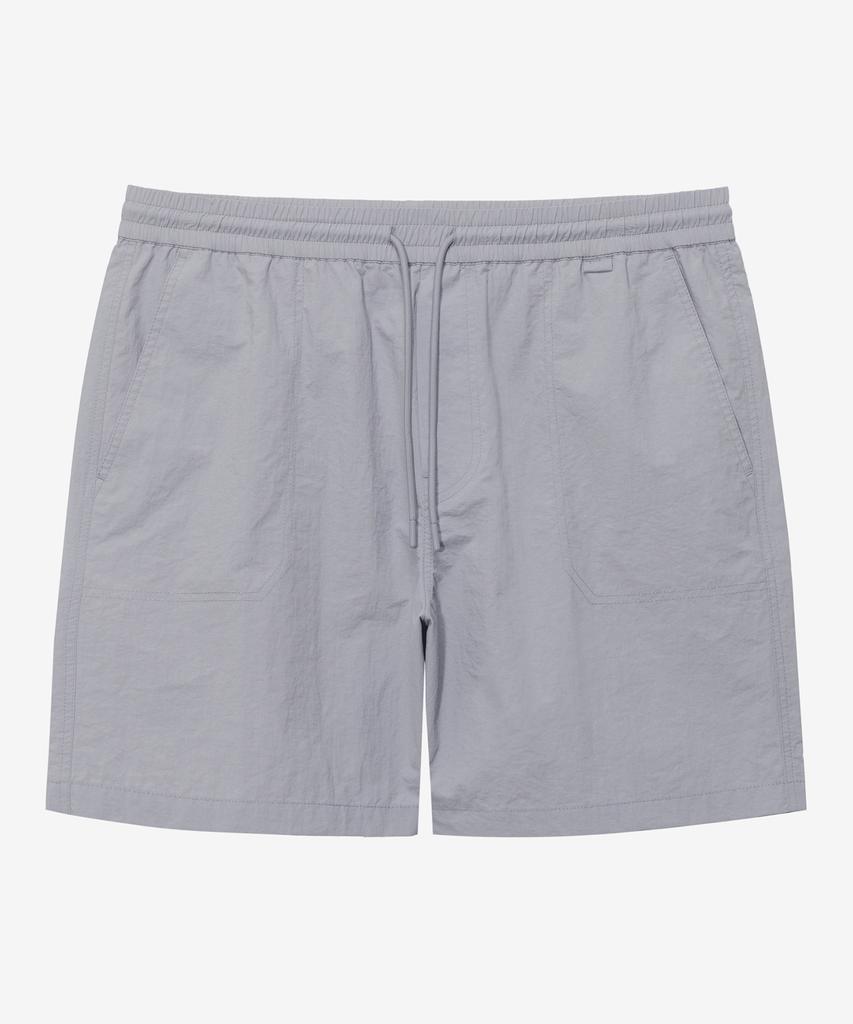 BASIC HOUSE Uni Nylon String Band Half Pants Light Grey Lzhp3103