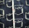 Versatile design denim thin fabric cotton fabric for denim handmade accessories fabric, fabric, scraps, denim, crafts, remakes, (fringe pocket)