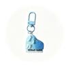 Mini Piano Keychain Gradient Color 3D Music Note Design Creative Bag Decor for Christmas Small Gift