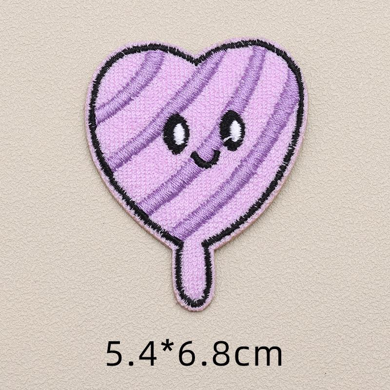 Self-Adhesive Cartoon Plush Embroidery Patches for Clothing and Accessories Repair