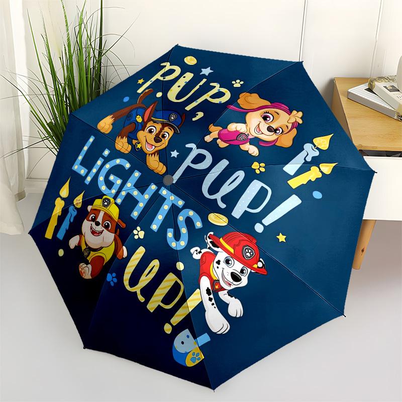 

1pc Pup Lights Up Birthday Party Umbrella with Plastic Handle,Suitable for All Seasons Home Travel Outdoor UmbrellaM1067
