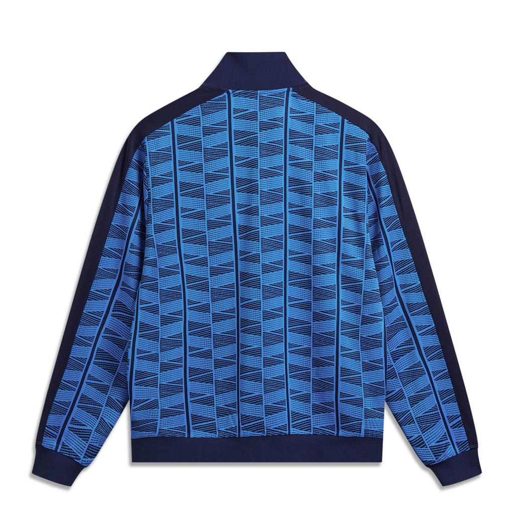 Li-Ning Sports Lifestyle Series Stand Collar Logo Color Block Hoodie Jacket Unisex jackets AWDW363-4