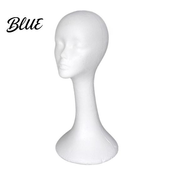 Testa di Manichino per Cappelli in Schiuma, Espositore per Cappelli Maschile Femminile, Modello Leggero, Accessori per la Conservazione di Parrucche, Fabbricazione