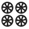 4 Pcs Wheel Hub Cap Matte Black Automobile Fully Wrap Rim Protector Replacement for Tesla Model Y 19 Inch Wheels 2020