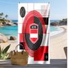 Asciugamano da Spiaggia con Stampa Calcio Austriaca Asciugatura Rapida Super Assorbente Morbido Asciugamano da Bagno per Nuoto Spiaggia Viaggio Souvenir Regalo