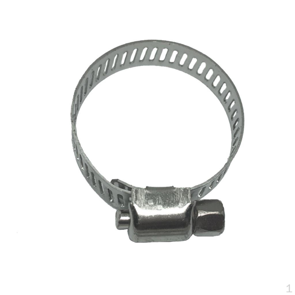 Hose Clamp Adjust Fuel Line Worm Gear clip and Fasterner