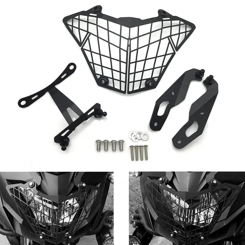 Motorcycle Headlamp Grille Shield Guard Headlight Protector Cover For Kawasaki Versys-X300 Versys X300 2015- Accessories