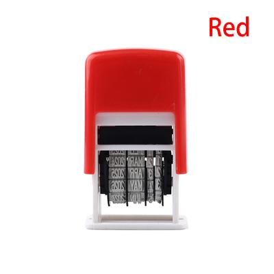 Diy Handle Account Date Stamps Stamping Mud Set Mini Self-Inking Stamps
