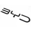 For BYD Shark 6 Pickup Right-Hand Drive Black Warrior Emblem Car Front Emblem Rear Badge Stickers Decoration Accessories