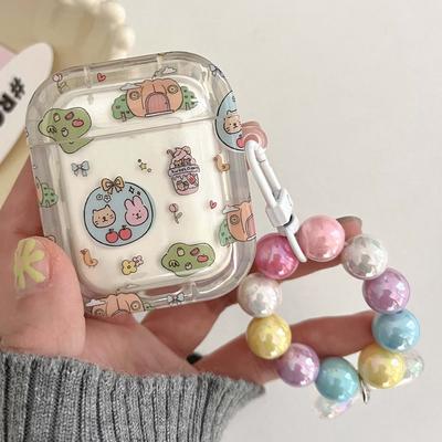 2023 Imd Wireless Bluetooth Fone de ouvido Case para Airpod 1 2 Pro 3 2º Presente de Halloween Coelho Bonito Gato Doce Aniversário Caixa de Carregamento