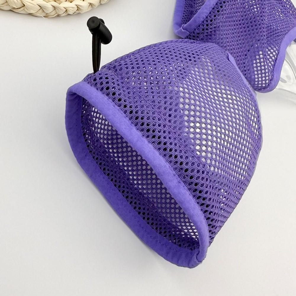 Adjustable Drawstring Anti Biting Mask Anti Scratch Mesh Breathable Cat Mouth Cover Anti Stuffiness Not Blocking View