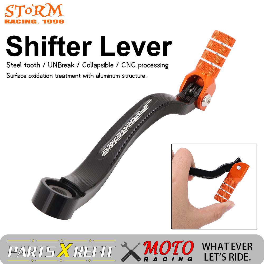 CNC Aluminum Motorcycle Gear Shifter Shift Pedal Lever For KTM XC XCF XCW XCFW EXCF EXC SX SXF SMR MXC 250 350 400 450 525 530