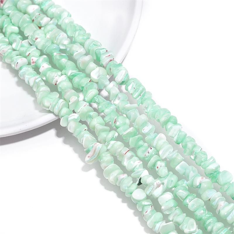 110PCs Natural Colored Horseshoe Snail Irregular Shaped Piece For DIY Necklace Bracelet Earrings Jewelry Making