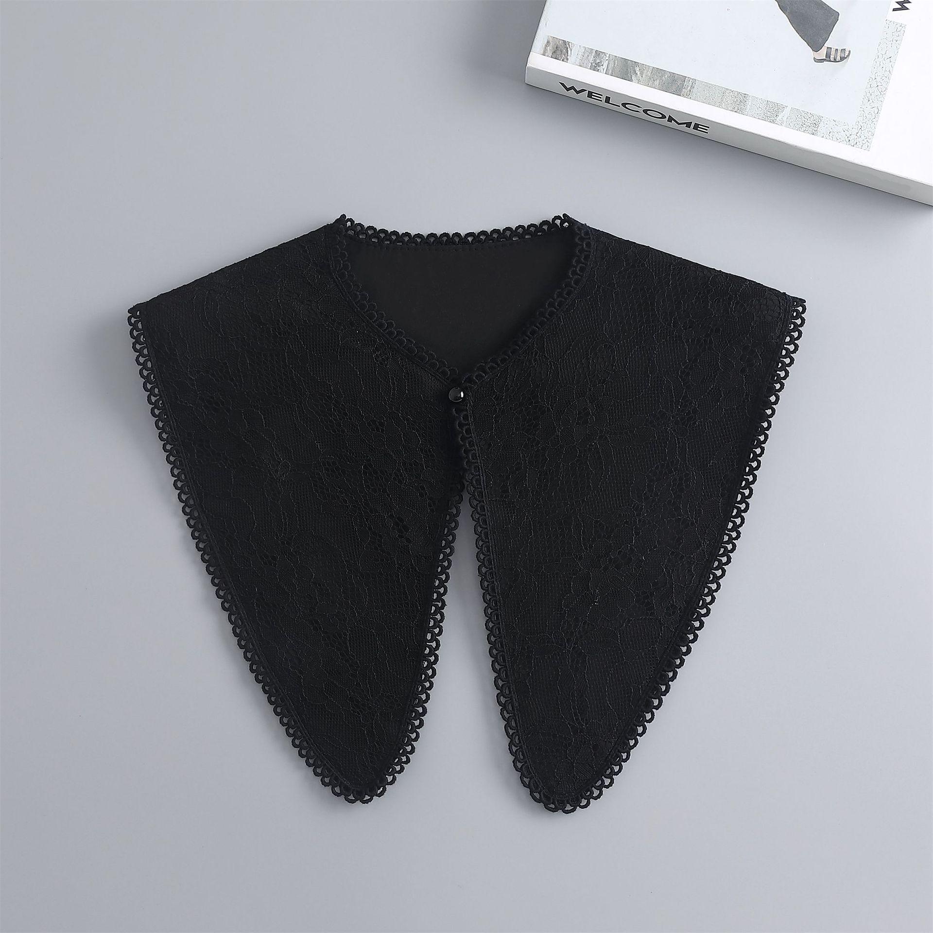 

Платки с ложным воротником для женщин, весна-осень, съемные рубашки, съемные воротники, кружевные накидки на плечи для девочек, шаль с ложным воротником