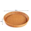 ZISIZ Imitation Rattan Runder Trockenkorb & Serviertablett