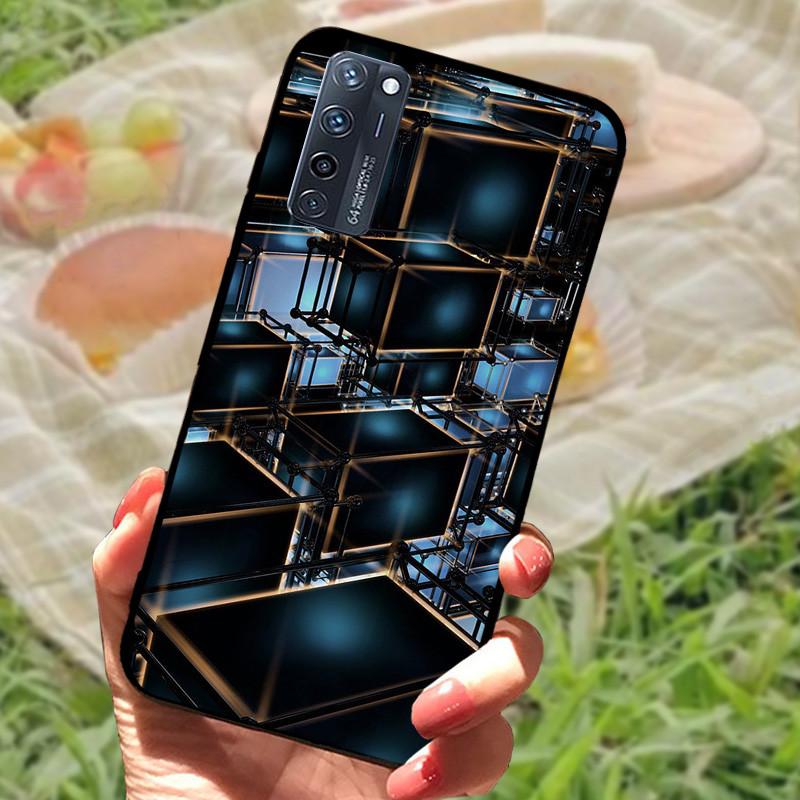 Para ZTE Axon 20 5G Funda Cubierta Silicona Suave Mármol Negro Parachoques Funda Coque para ZTE A20 5G A2121 4G Axon 20 Extreme Protectora