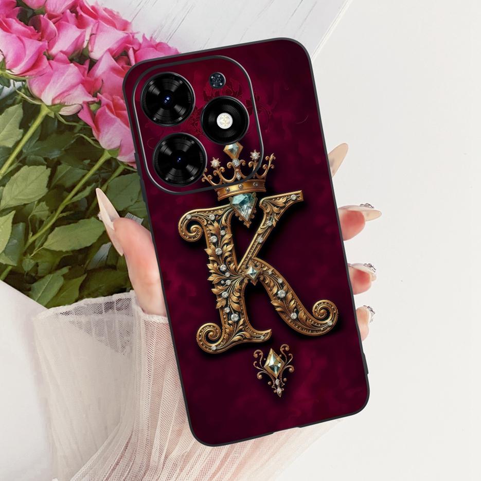 For Infinix Hot 40i Case Hot40 Pro X6837 New Fashion Couple Letters Cover Soft Silicone Case For Infinix Hot 40 Pro Ho40i Fundas