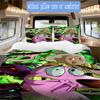 Courage the Cowardly Dog Pattern Bedding,Quilt Set Quilt Cover Pillowcase Home Birthday Gift (1*duvet Cover+2*pillowcase,without core)SSJT0917204