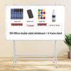 Mobile Double-Sided Magnetic Whiteboard and Chalkboard