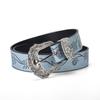 PU-Leder Westernstil Gürtel Y2K Damen Taillengürtel All-Match Bedruckte Gürtel Dekorative Jeans