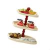 2/3 Layers Dessert Display Stand Flower Shape Cupcake Serving Stand Tiered Serving Trays  Wedding