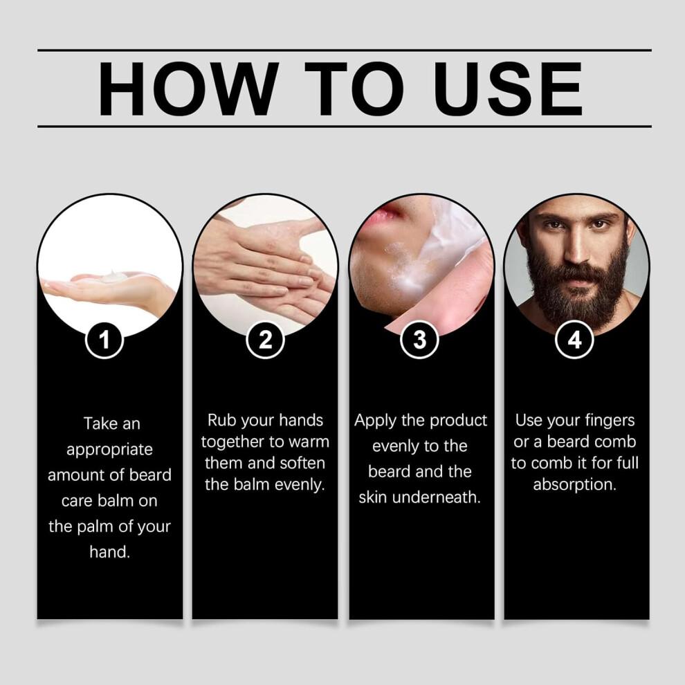 Beard Growth Cream for Men with Rapid Growth and Deep Follicle Nourishment