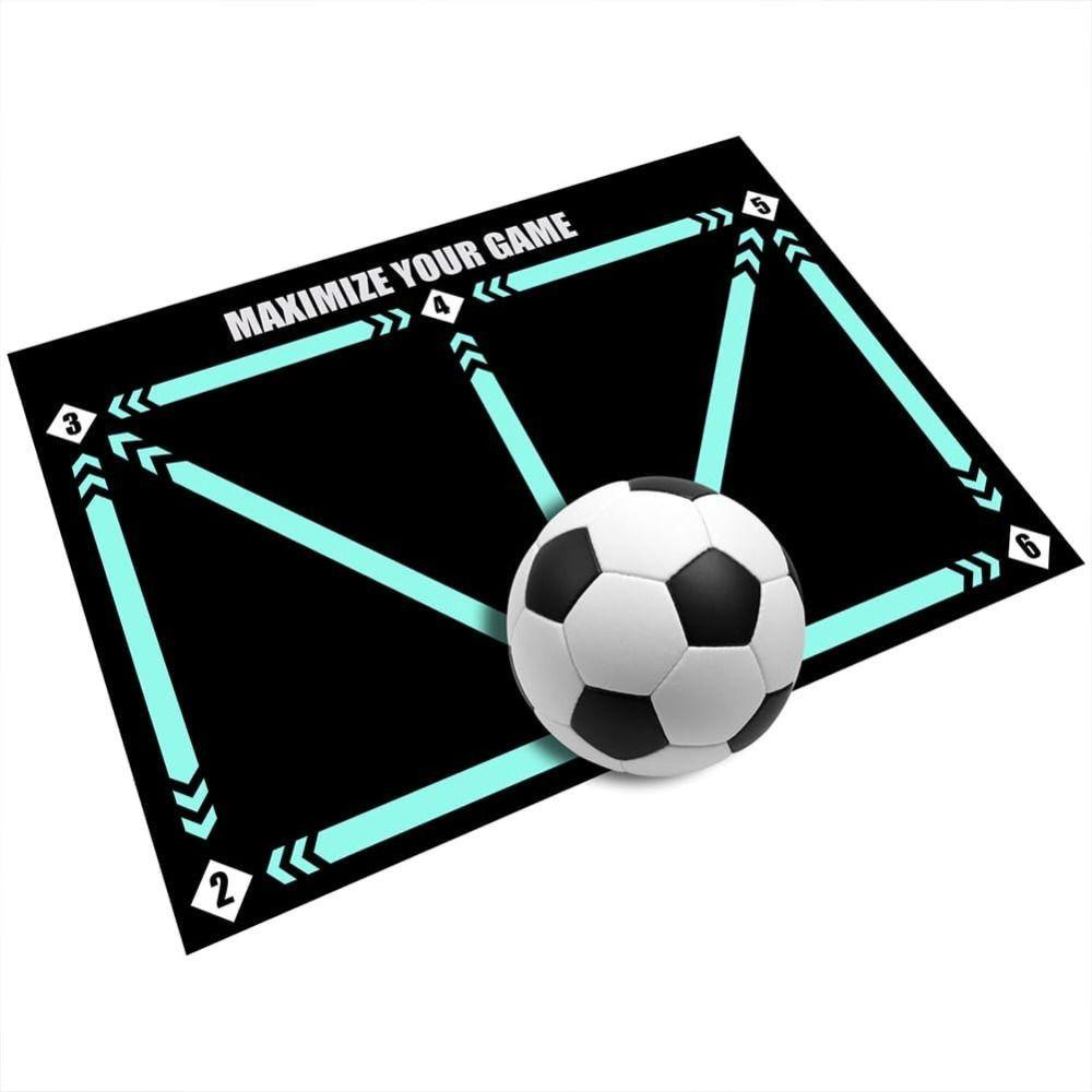 Enhance Ball Control Skills Soccer Training Mat Rubber Non Slip Exercise Mat