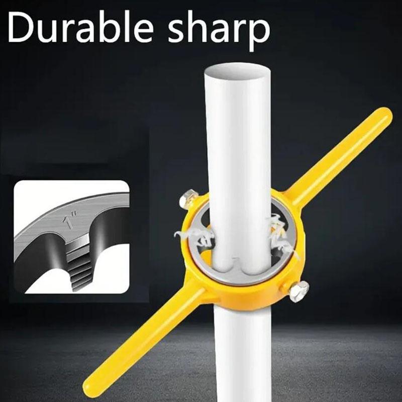 PVC Pipe Threader NPT Thread Tap Die Set 1/2 3/4 Inch Plumbing PVC Thread Tool Make Repair Hand Tools Screw Die Set