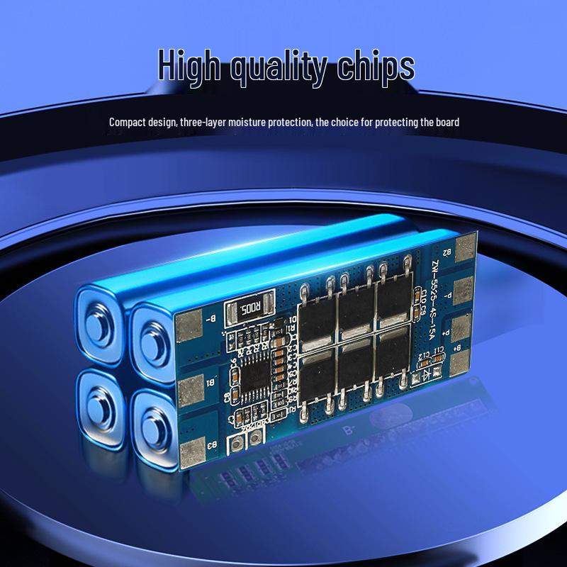Ternary Lithium Iron Phosphate 4S 15A Battery Protection Circuit for Solar Street Light BMS