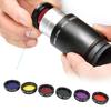 6 Pcs 1.25inch Colorful Telescope Filter Kit with Storage Box for Telescopes Eyepieces