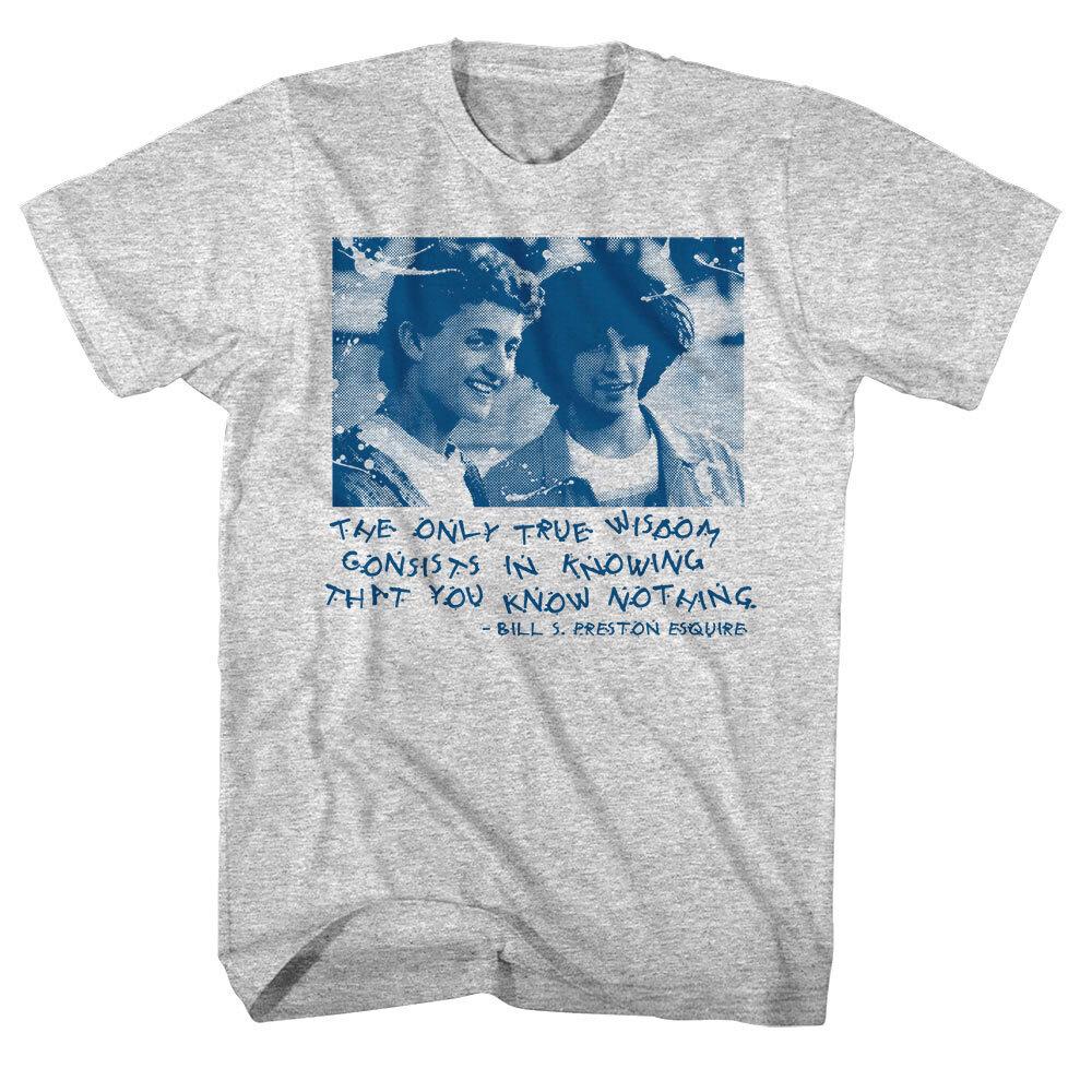 Bill Ted True Wisdom Men T Shirt M