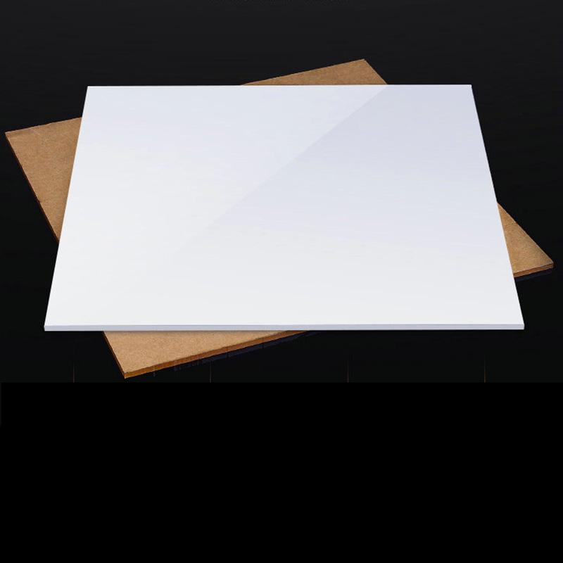 Milky White 3mm Acrylic Sheets - 1.24x2.46, Custom Cut & Polished
