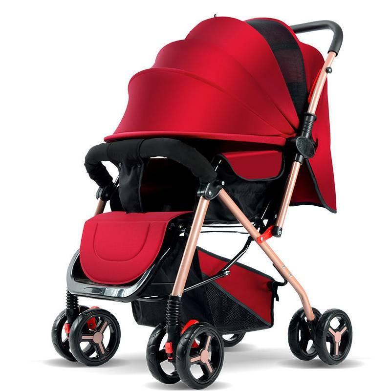 

Детская коляска Ультралегкая Складная Конвертируемое сиденье Кнопка вращения