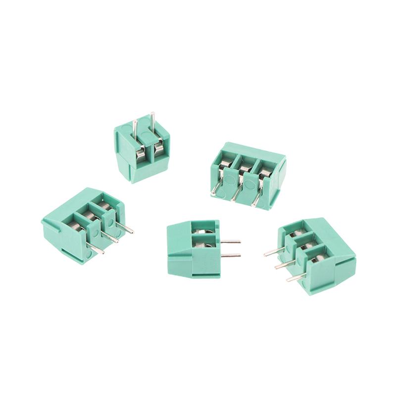 New 50pcs Kf350-2p 3p 3.5mm 300v 10A Pitch 2 3 Pin Spliceable Plug-in PCB Screw Terminal Block Connector FOR 24-18 AWG CABLE