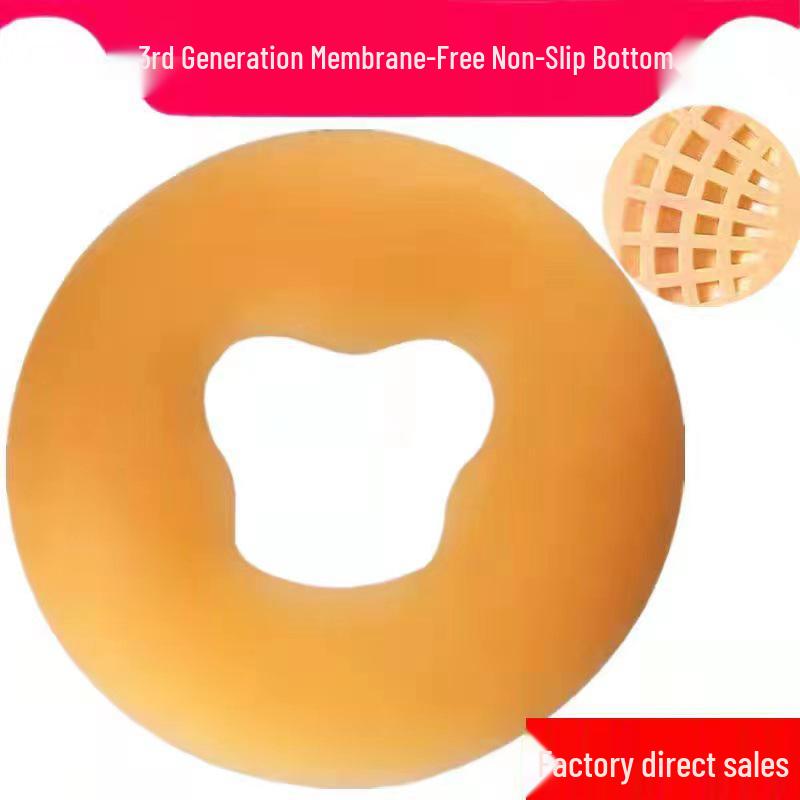 Silicone Face Down Pillow - Round Massage Cushion for Salon