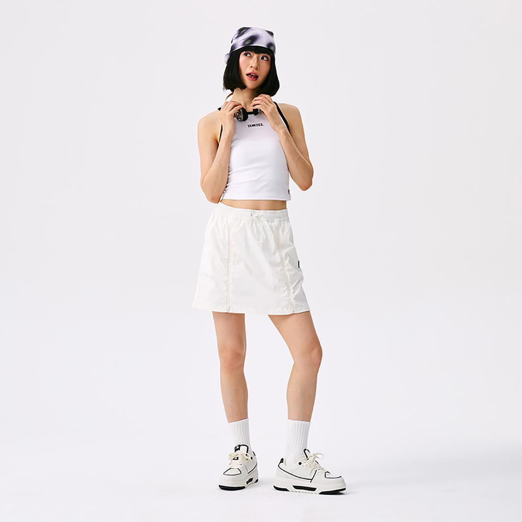 New MLB Preppy Style Collection New York Yankees SS25 Tank Top Women's White 3FTOV0153-50WHS