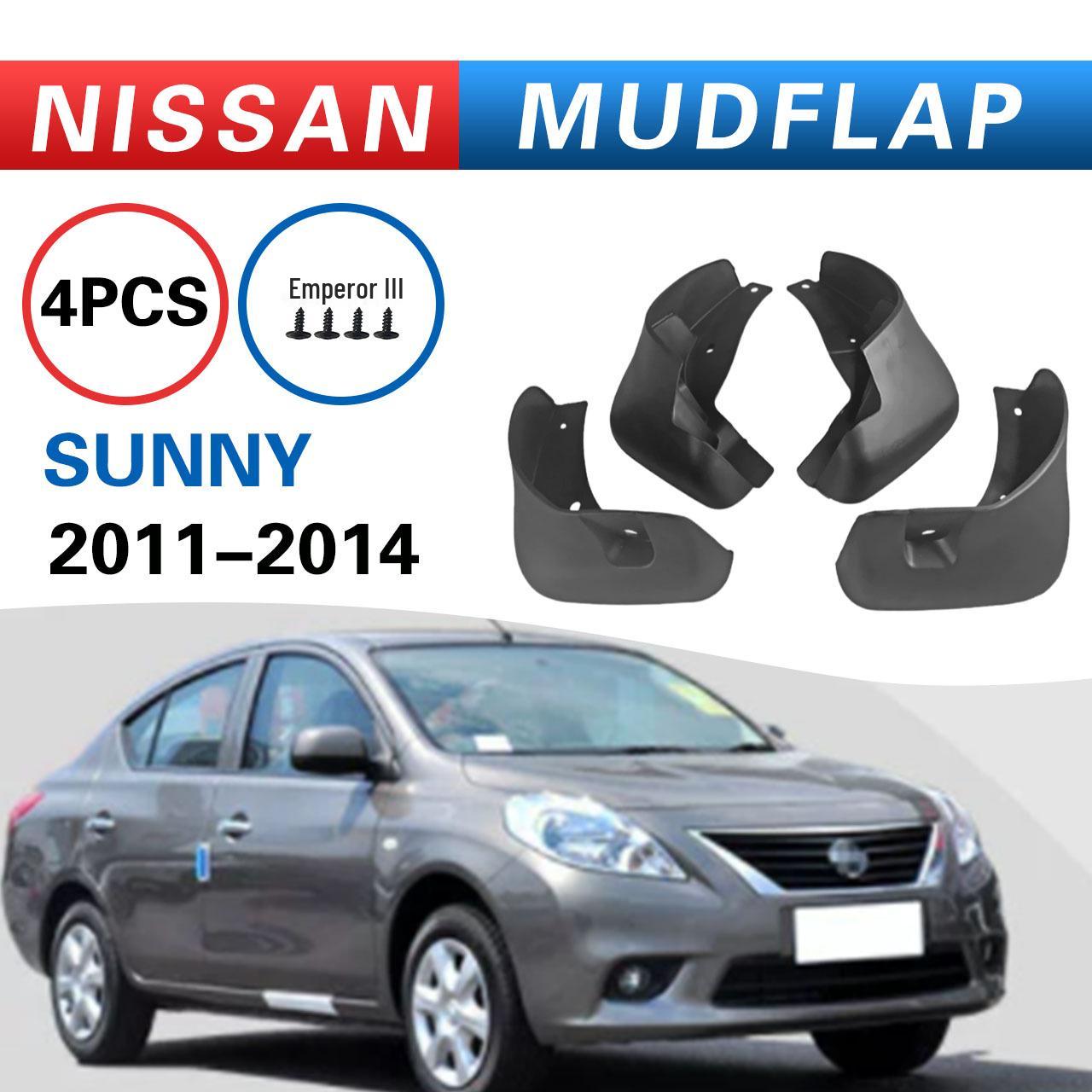 Nissan Sunny 2011-2014 Mud Flaps