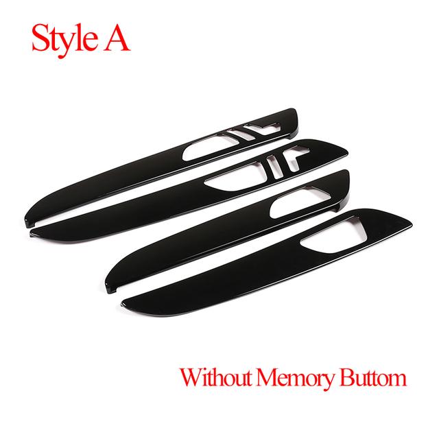 

Для Mercedes benz ML GLE GL Class GLS320 400 2012- Автомобиль ABS Черный Внутренняя отделка двери Панель Накладка A